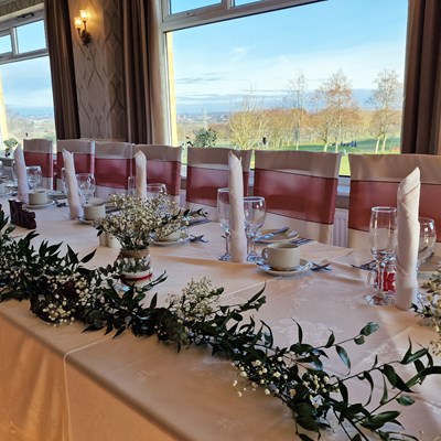 Top table in High View Suite