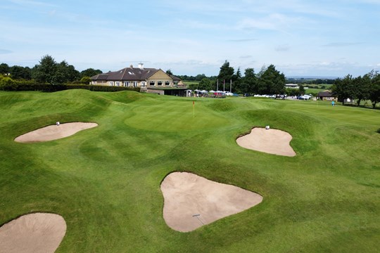 view towards 18th green